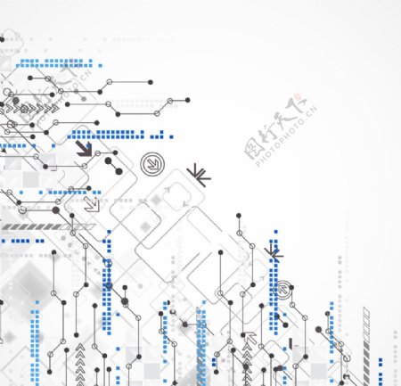 科技数据背景元素素材