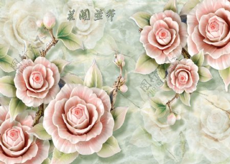玉雕玫瑰花