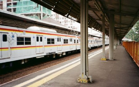 国外火车火车站摄影