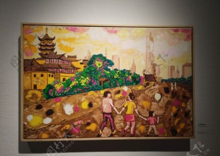 南京大屠杀油画