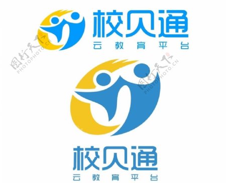 校贝通logo