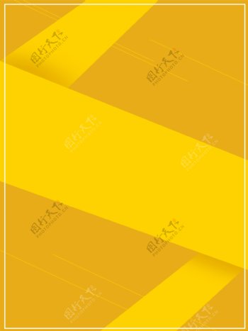 黄色简约几何背景模板