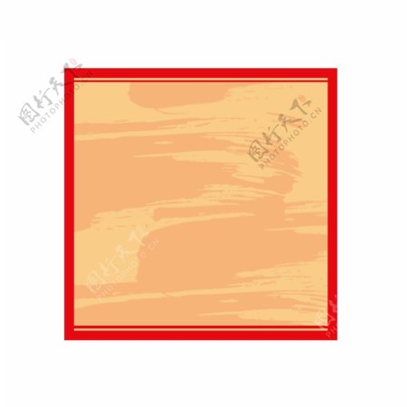 红色喜庆中国风底纹边框元素