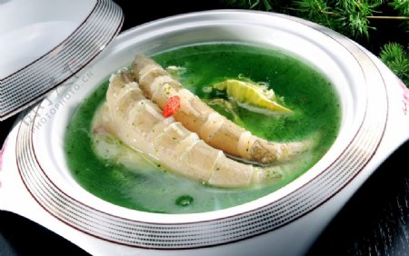 菠菜汁浸海虾