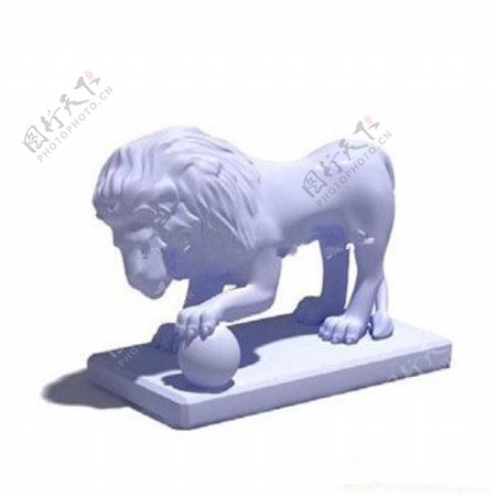 石狮子3d模型