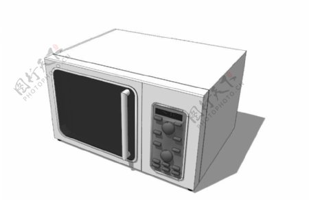 厨房电器建筑模型skp下载