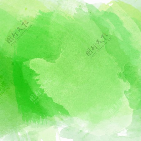绿色水彩背景矢量素材