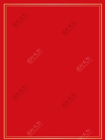红色边框新年喜庆背景设计