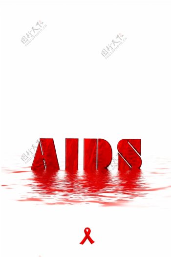 创意世界艾滋病日宣传背景设计
