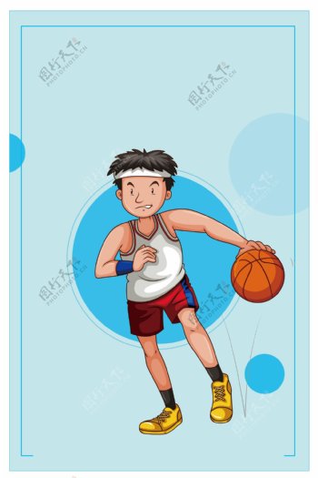 篮球特训营体育运动招生背景