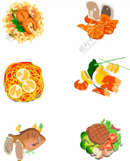 食物装饰卡通可爱元素