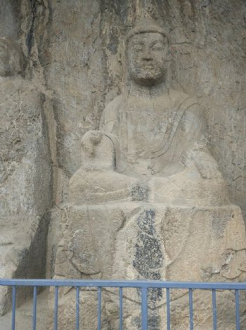龙门洛阳佛教菩萨雕像