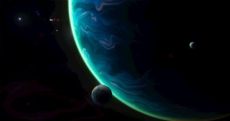 巨型行星太空4K壁纸
