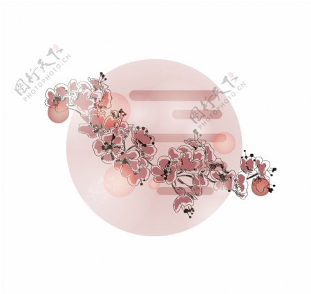 中国风花卉图案