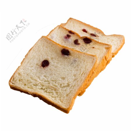 三片切片面包png