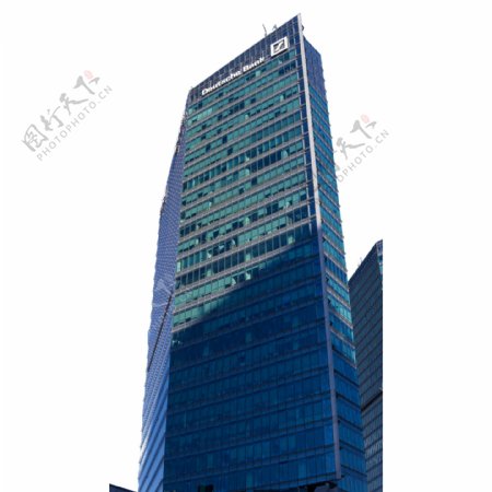 城市高高的大楼建筑
