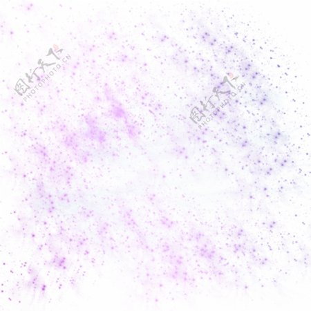 紫色炫光星云元素
