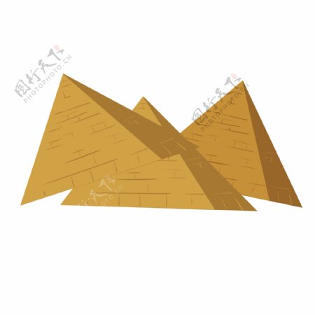矢量图埃及金字塔
