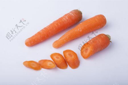 新鲜胡萝卜实物图摄影图1