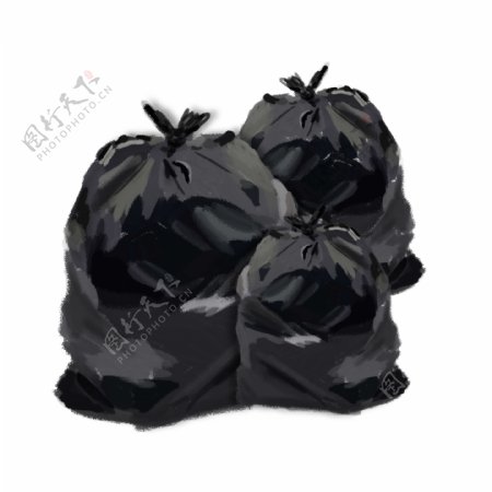 黑色环保塑料垃圾袋