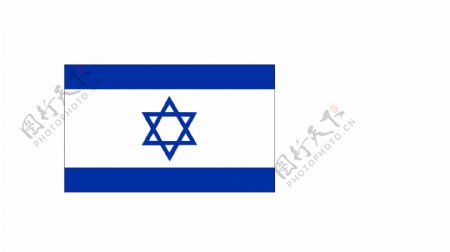 以色列矢量国旗