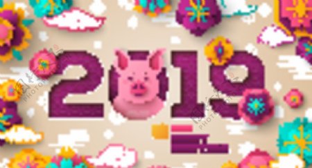 猪年海报2019海报