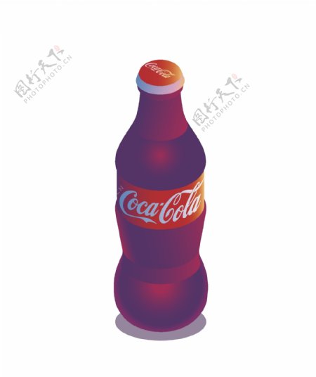 2.5D可乐瓶
