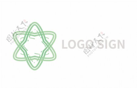 绿色清新简约logo