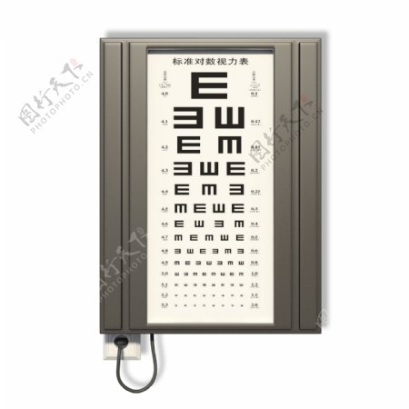 眼科医院视力检查表