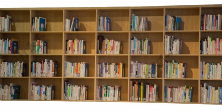 图书馆美式实木书架