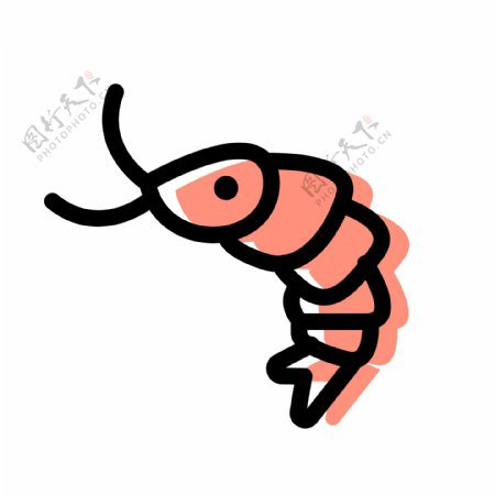 扁平化虾