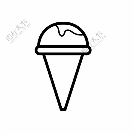 扁平化冰淇淋