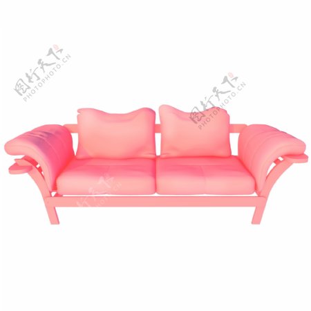粉色沙发