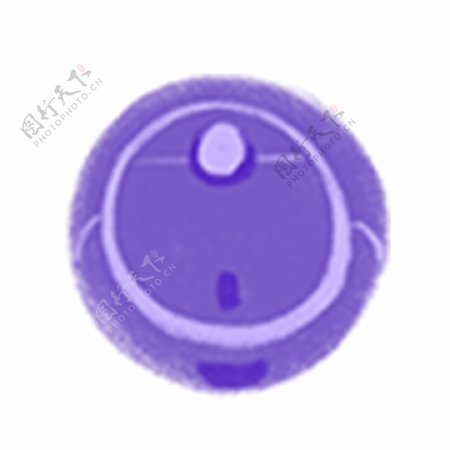 紫色圆圈圆形图标