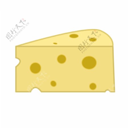 美味的食物奶酪插画