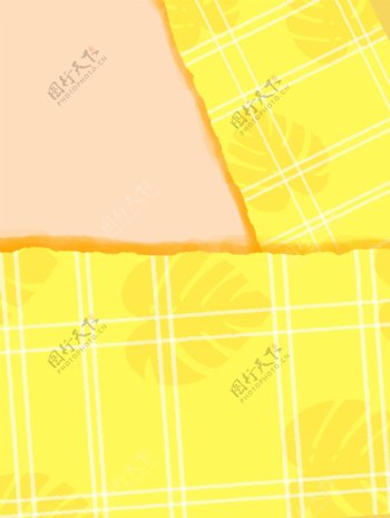 夏季黄色野餐垫背景素材