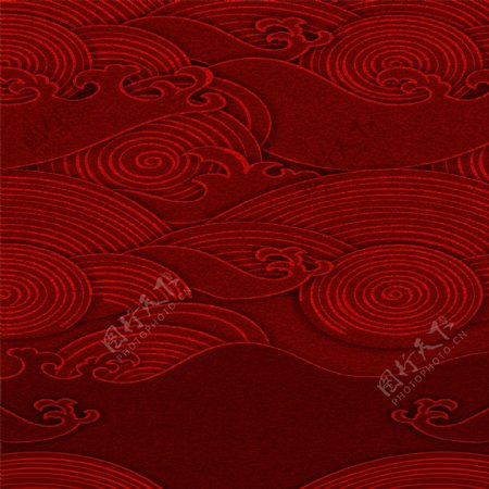 中国风大红色纹理喜庆背景图