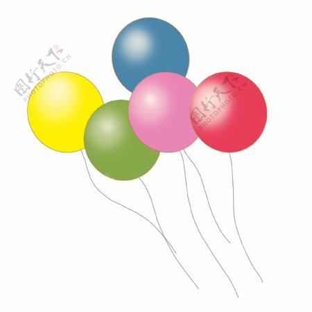 儿童节之彩色气球