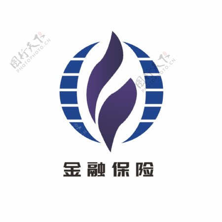 金融保险理财logo大众通用logo标志