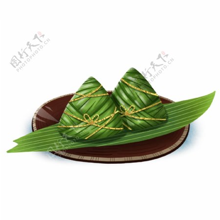 端午节龙舟节粽子节写实粽子节料食物元素5