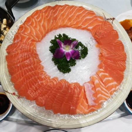 三文鱼美食菜单