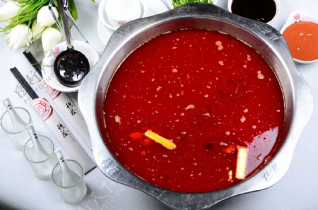 红汤锅底