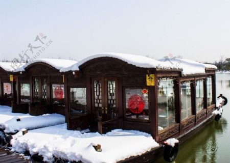 扬州冬日雪景