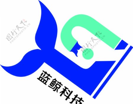 蓝鲸科技logo