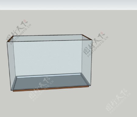 鱼缸模型草图