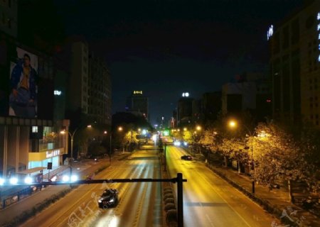 杭州市中心夜景