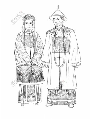 清朝男性女性