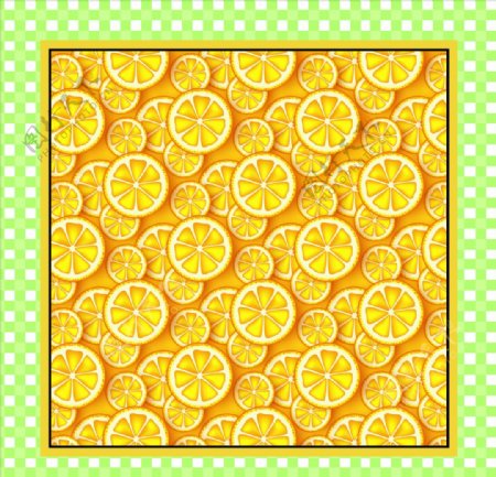 大牌方巾柠檬