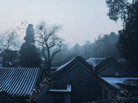 雪夜村庄