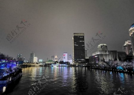 杭州市中心夜景
